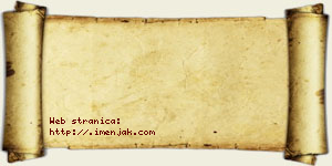 Tijana Perunac vizit kartica